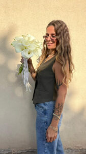 זר כלה קאלות פרל