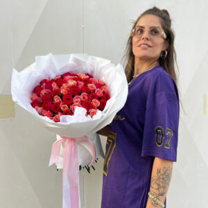 זר ורדים לילה